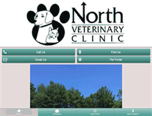 Tablet Screenshot of northvetclinic.com